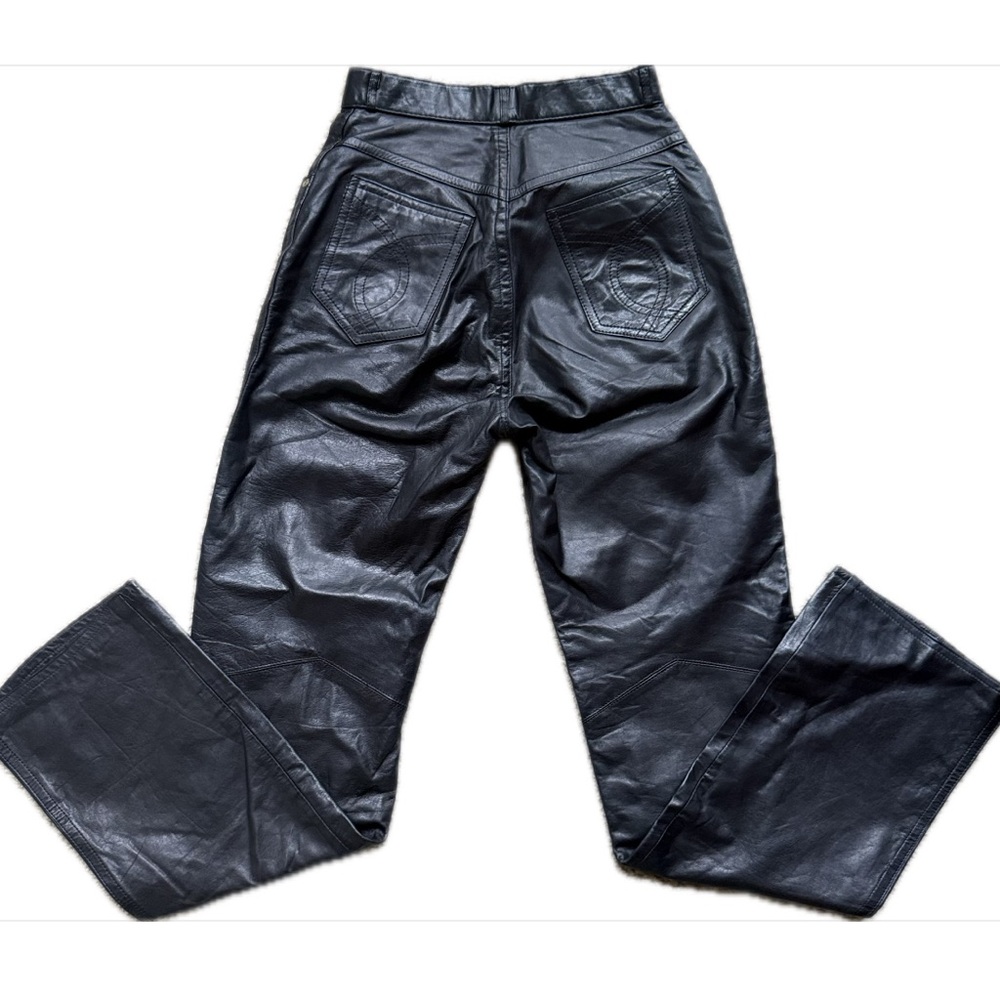 Wilsons Leather Black Straight Leg Leather Pants—runs small - Picture 8 of 13